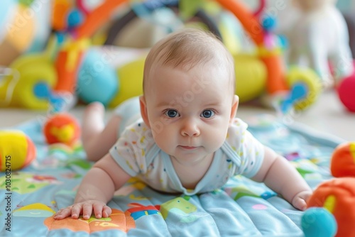 Baby Playing with Toys