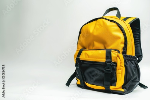 Yellow and Black Backpack