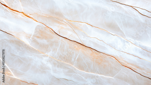 stunning surface featuring smooth matte finish with intricate patterns of white and gold veins, perfect for modern interiors and elegant designs