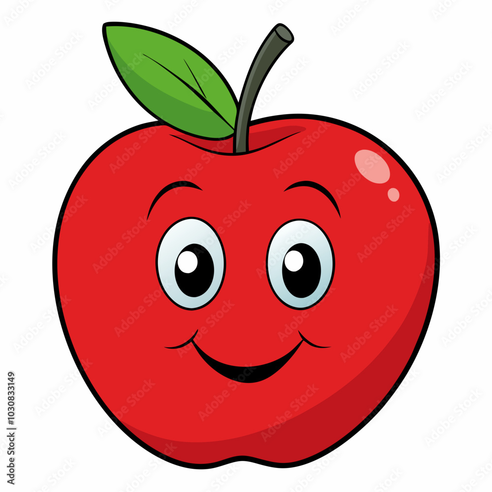 red-apple cartoon red-apple cartoon