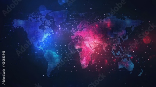 world map abstract background