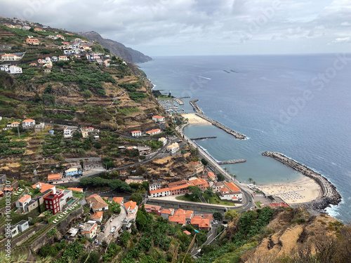 Calheta at the coast in the South of Madeira photo