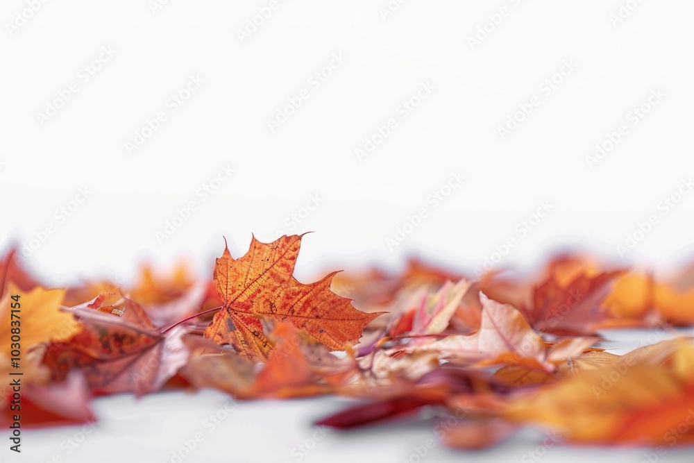 Close-up of a leaf pile Close-up of a leaf pile