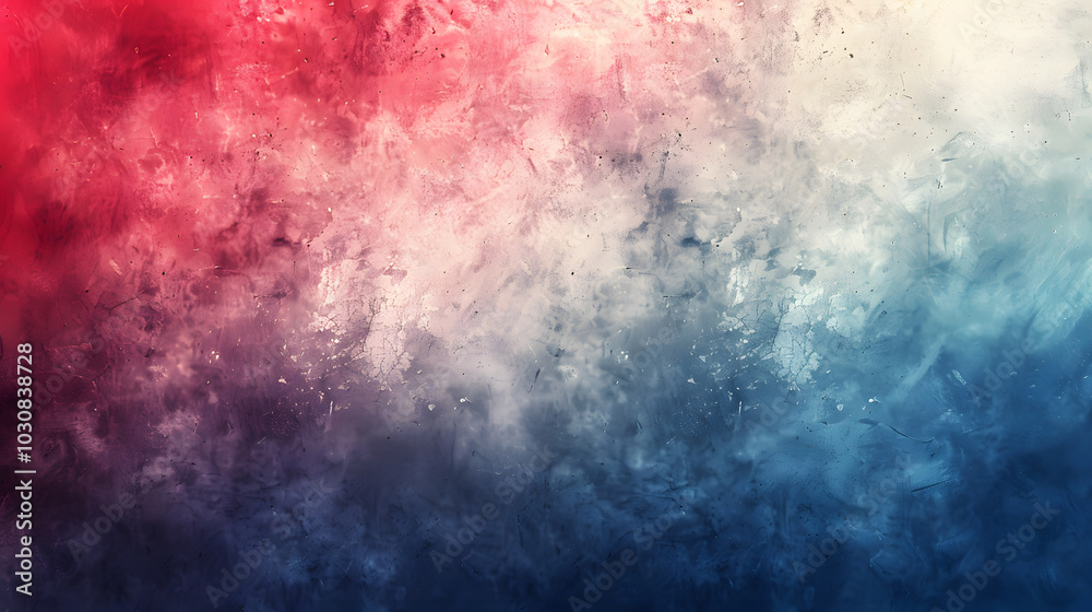 Patriotic Blend Red, Blue, and White Rough Gradient, Vibrant Stripes Red, Blue, and White Abstract Background, Dynamic Texture Rough Gradient in Red, Blue, and White. Patriotic Blend Red, Blue, and White Rough Gradient, Vibrant Stripes Red, Blue, and White Abstract Background, Dynamic Texture Rough Gradient in Red, Blue, and White.