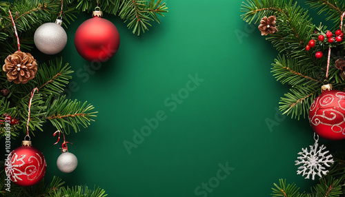 Green Christmas Background