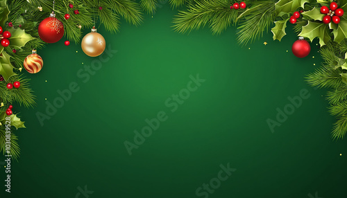 Green Christmas Background