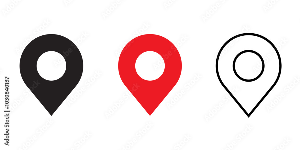 location vector, location icon set, pin icon, map icon, location icon location vector, location icon set, pin icon, map icon, location icon