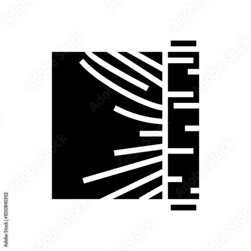 wrap plastic package glyph icon vector. wrap plastic package sign. isolated symbol illustration