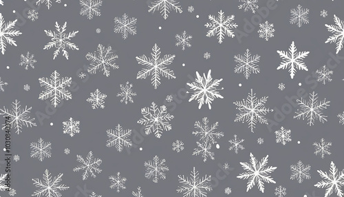 Grey Christmas Background – Stylish and Contemporary Holiday Design