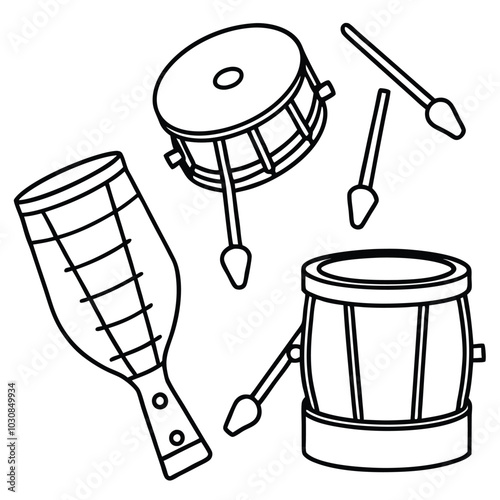 Drums Classic Percussion Instrument