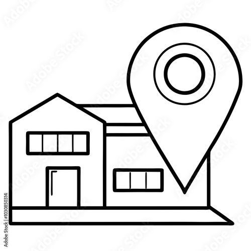 Adress location icon