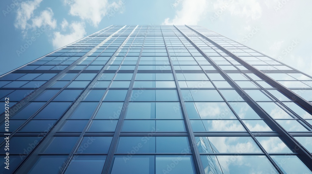 generic modern building - symbol of success generic modern building - symbol of success