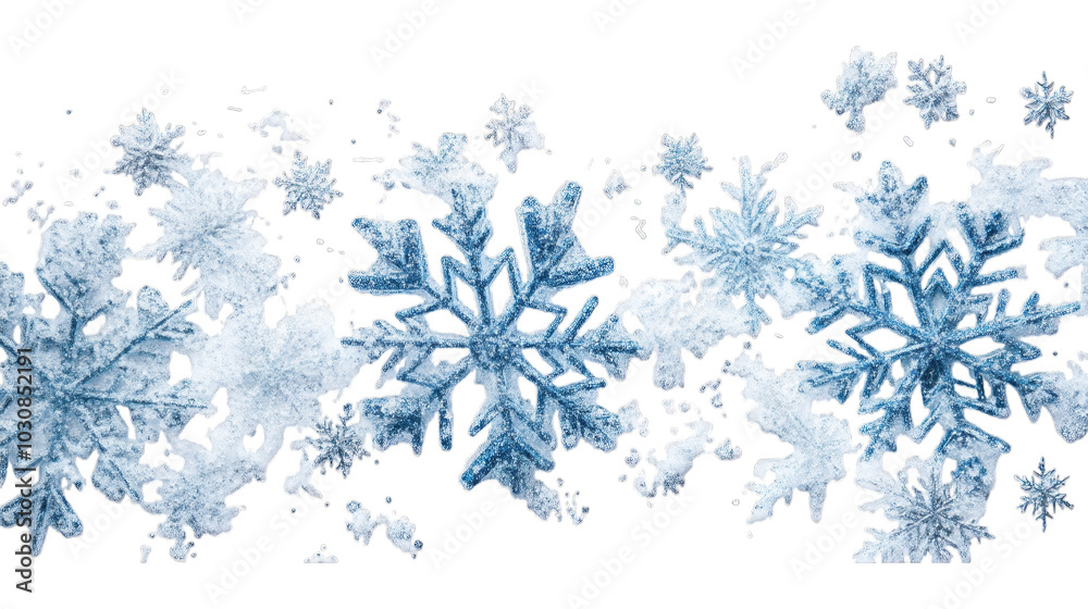 PNG Beautiful Snowflakes: Wintery Crystal Patterns Isolated on Transparent Background PNG Beautiful Snowflakes: Wintery Crystal Patterns Isolated on Transparent Background