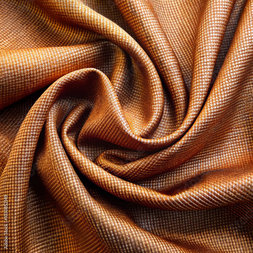 orange silk fabric background