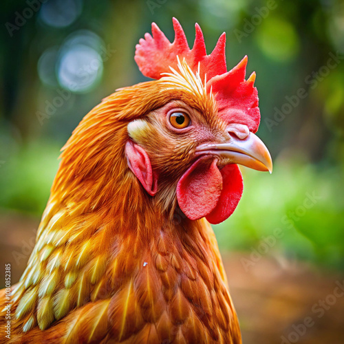 portrait of a rooster
