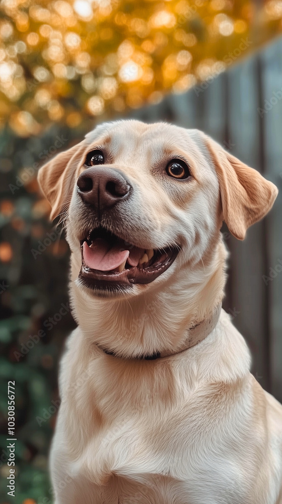 A cute dog close-up shot generated by AI