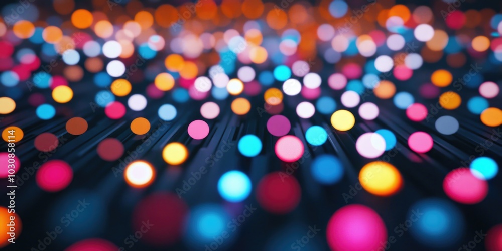 Naklejka premium Colorful light cluster