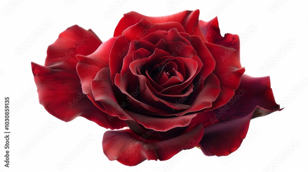 A Single Red Rose: Close Up Photography of a Delicate Flower A Single Red Rose: Close Up Photography of a Delicate Flower