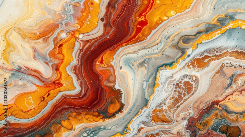 Earthy Harmony, Abstract fluid art featuring marbled patterns in rich earth tones, evoking a sense of grounding and connection to nature through textured visuals. Earthy Harmony, Abstract fluid art featuring marbled patterns in rich earth tones, evoking a sense of grounding and connection to nature through textured visuals.