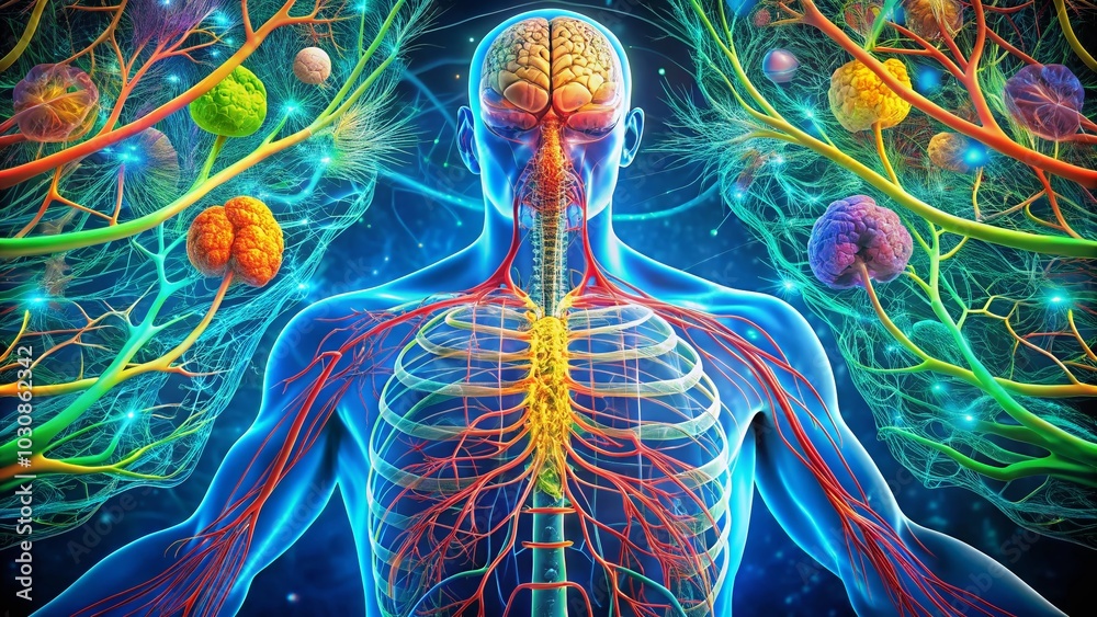 Comprehensive Diagram Illustrating Divisions of the Nervous System for ...