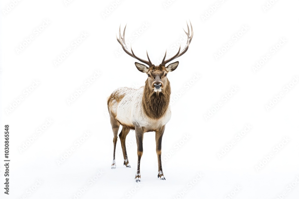 Fototapeta premium Deer in Snow