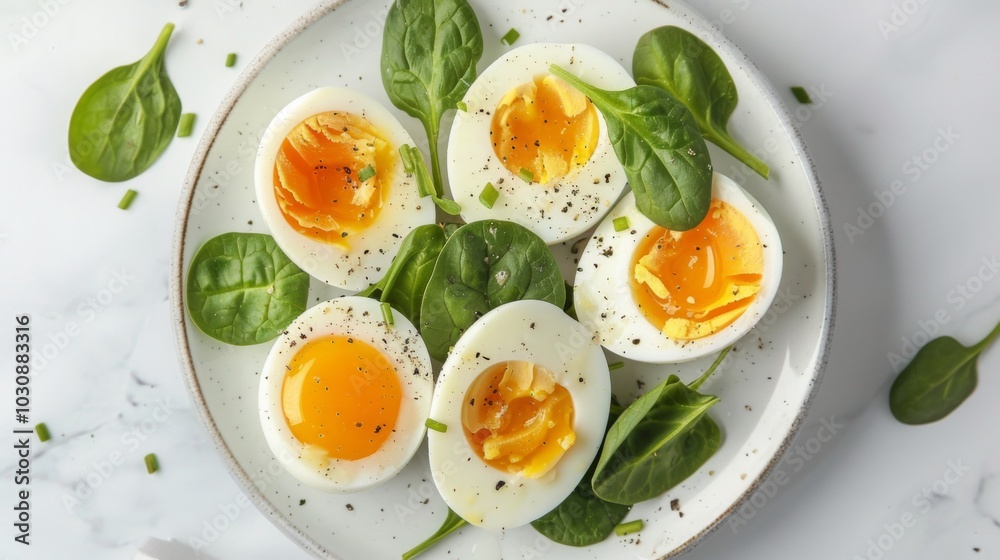 Boiled Eggs with Spinach: A Healthy and Delicious Breakfast Boiled Eggs with Spinach: A Healthy and Delicious Breakfast