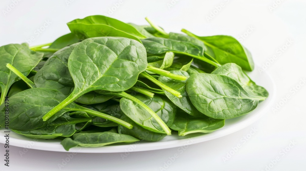 Fresh Spinach Leaves: A Green and Healthy Delight Fresh Spinach Leaves: A Green and Healthy Delight
