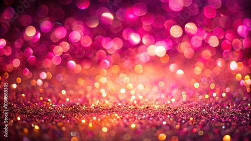 Abstract photo of hot pink glitter defocused twinkly lights with an autumn equinox theme