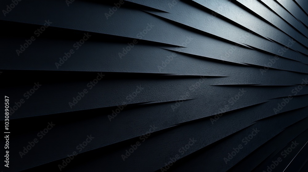 Obraz premium Dark abstract background featuring a repeating geometric pattern, ideal for use as a backdrop for text, logos, or other design elements