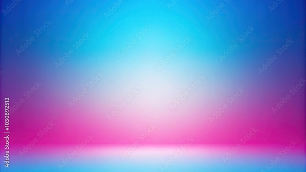 Fototapeta premium Abstract pink and blue gradient background with empty grain texture for product design