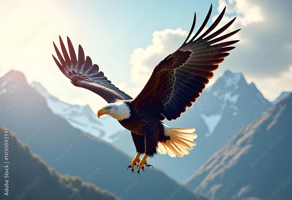 Obraz premium Television News Studio Broadcasting Set Illustration