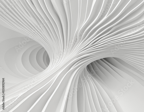 Abstract Organic 3D Geometric Patterns