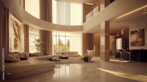 Luxury Interior Photography Featuring High-End Design Elements & Elegant Ambiance	
