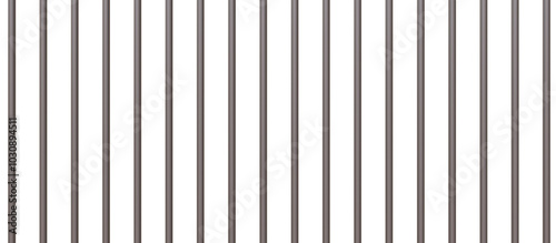 Fotografie Prison bars isolated on white transparent