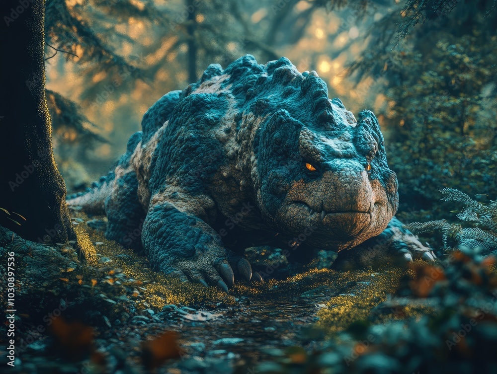 Obraz premium frog in aquarium