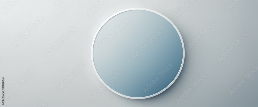 Centered Circle Banner with Copy Space Centered Circle Banner with Copy Space