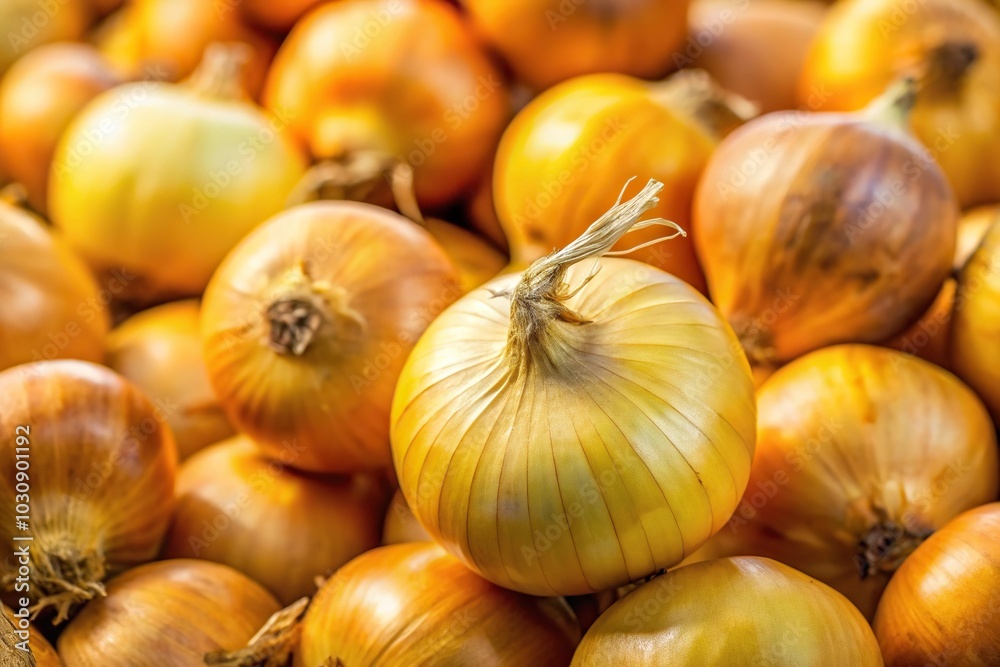 freshly harvested yellow onions macro shot freshly harvested yellow onions macro shot