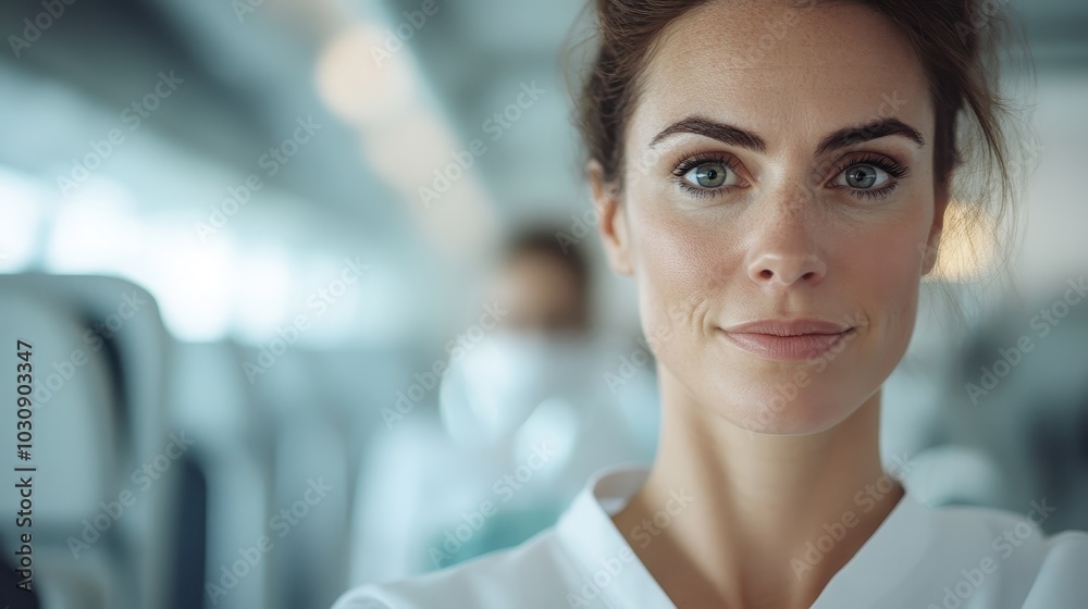 A poised woman in a business environment conveys professionalism and confidence, representing the empowerment and achievement of women in contemporary workplaces. A poised woman in a business environment conveys professionalism and confidence, representing the empowerment and achievement of women in contemporary workplaces.