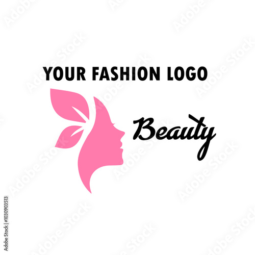 FASHION LOGO JUST USED IN ADOBE ILLUSTRATOR PEN TOOLS AND USED VARIETY FONTS BLACK AND WHITE BACKGROUND