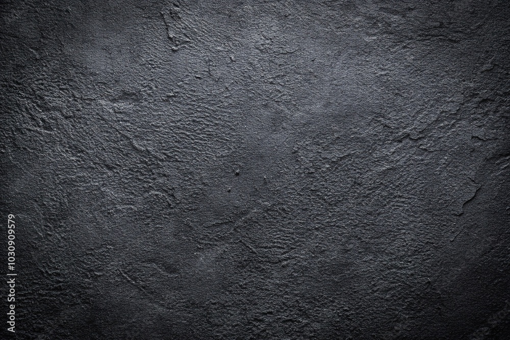 Naklejka premium Dark grey concrete wall with a reflective texture