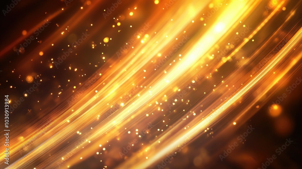 Warm Glowing Light Streaks Abstract Background Warm Glowing Light Streaks Abstract Background