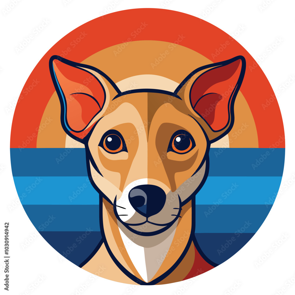 Fototapeta premium illustration of a dog