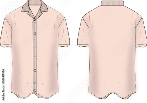 Obraz na plátně Fashion Polo Shirt design