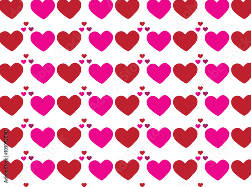 Seamless love pattern background