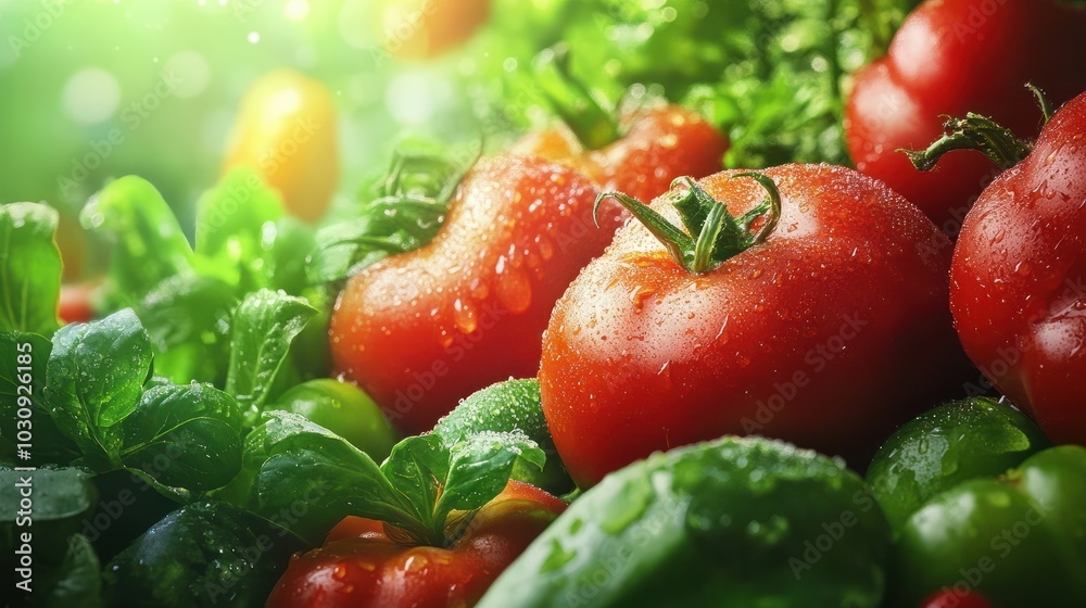 Food background with assortment of fresh organic vegetables Food background with assortment of fresh organic vegetables