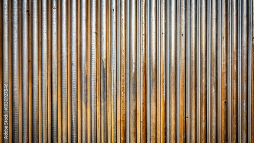 Metal corrugated sheet texture background