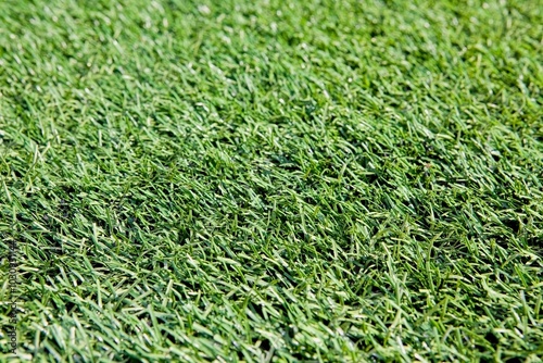 Close-up of Artificial Turf on Sports Field