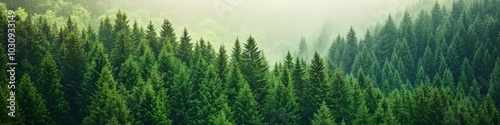 hd 8k view of dense coniferous forest in stunning high-definition detail