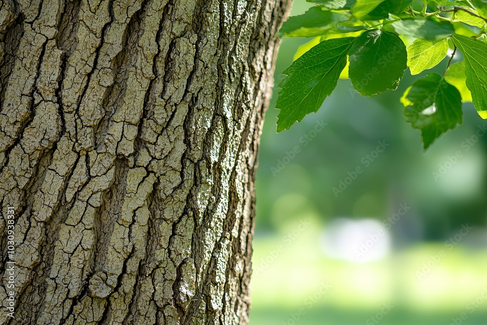 Obraz premium An emerald ash borer insect is an invasive species in North America (Canada, USA, United States) which damages dead trees' trunks.