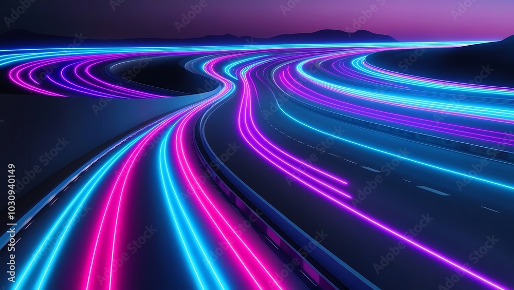 Abstract background with motion blur. Generative Ai. Abstract background with motion blur. Generative Ai.